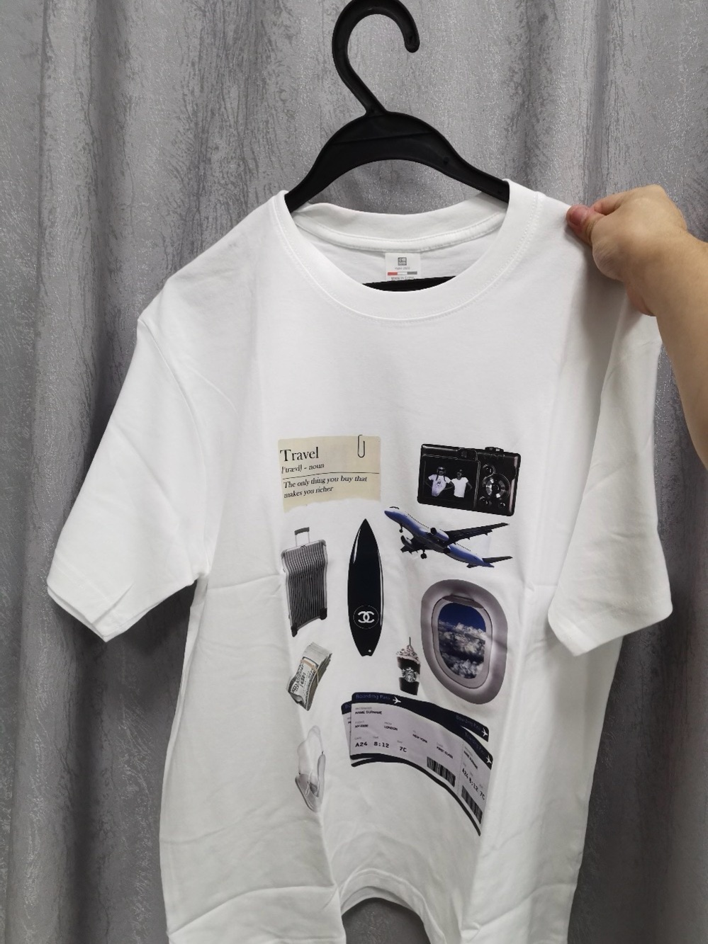 Tee with Travel Graphic